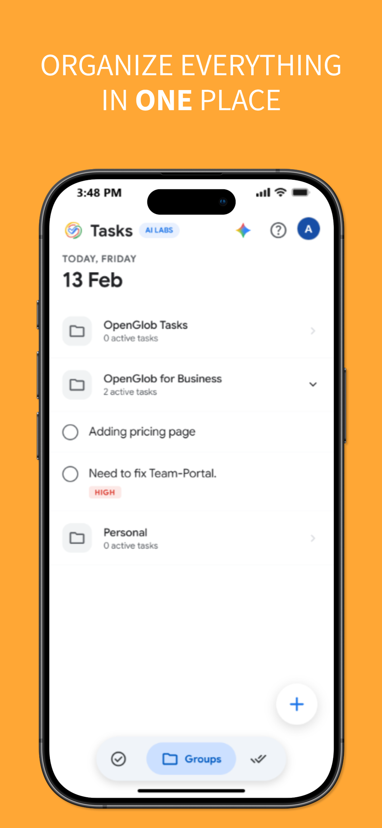 Screenshot 2: Task List