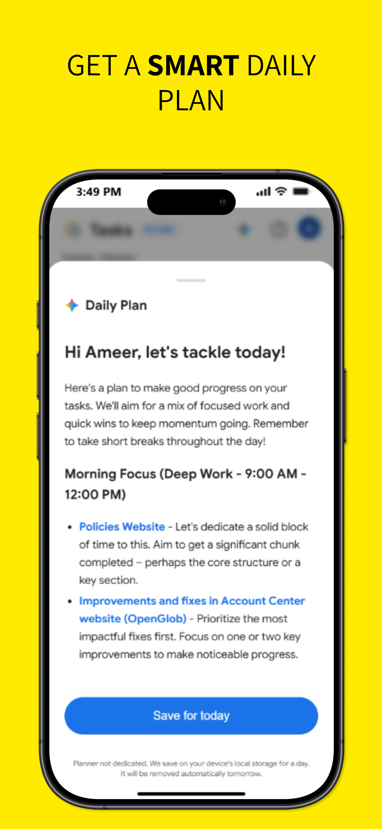 Screenshot 3: Swipe Gestures